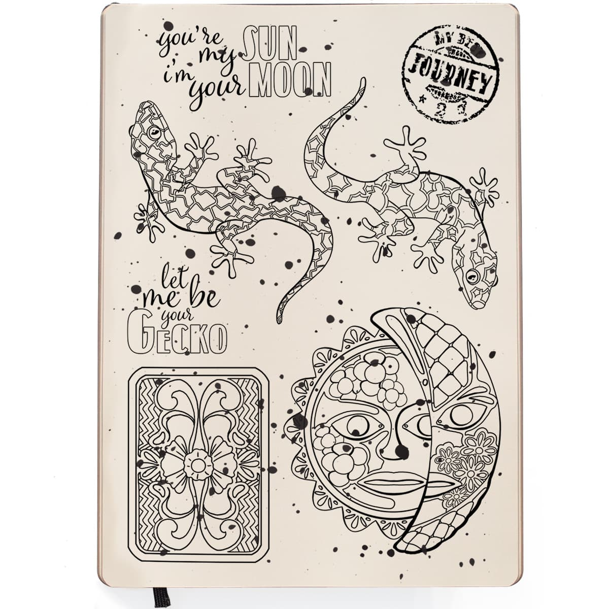 Ciao Bella - Journey to Mexico - Clearstamps set 6x8" - 2