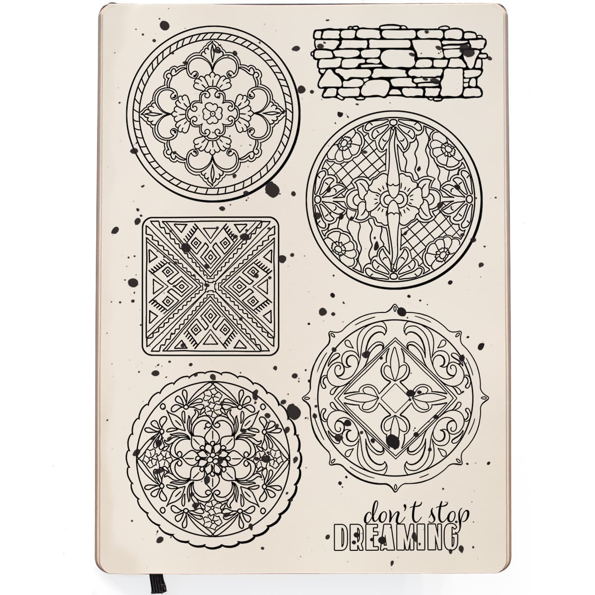 Ciao Bella - Talaveras- Clearstamps set 6x8" - 2