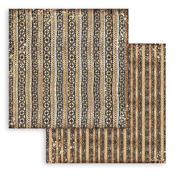 Stamperia - Dubbelsidigt ark - Savana - 12x12"