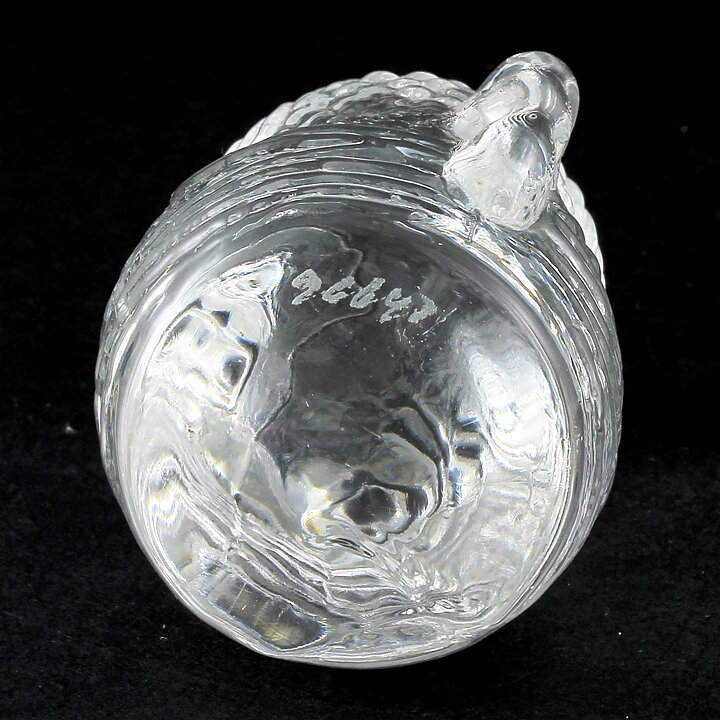 バーティル･ヴァリーン   ガラスの彫刻  Bird 鳥  7cm 1970年代
