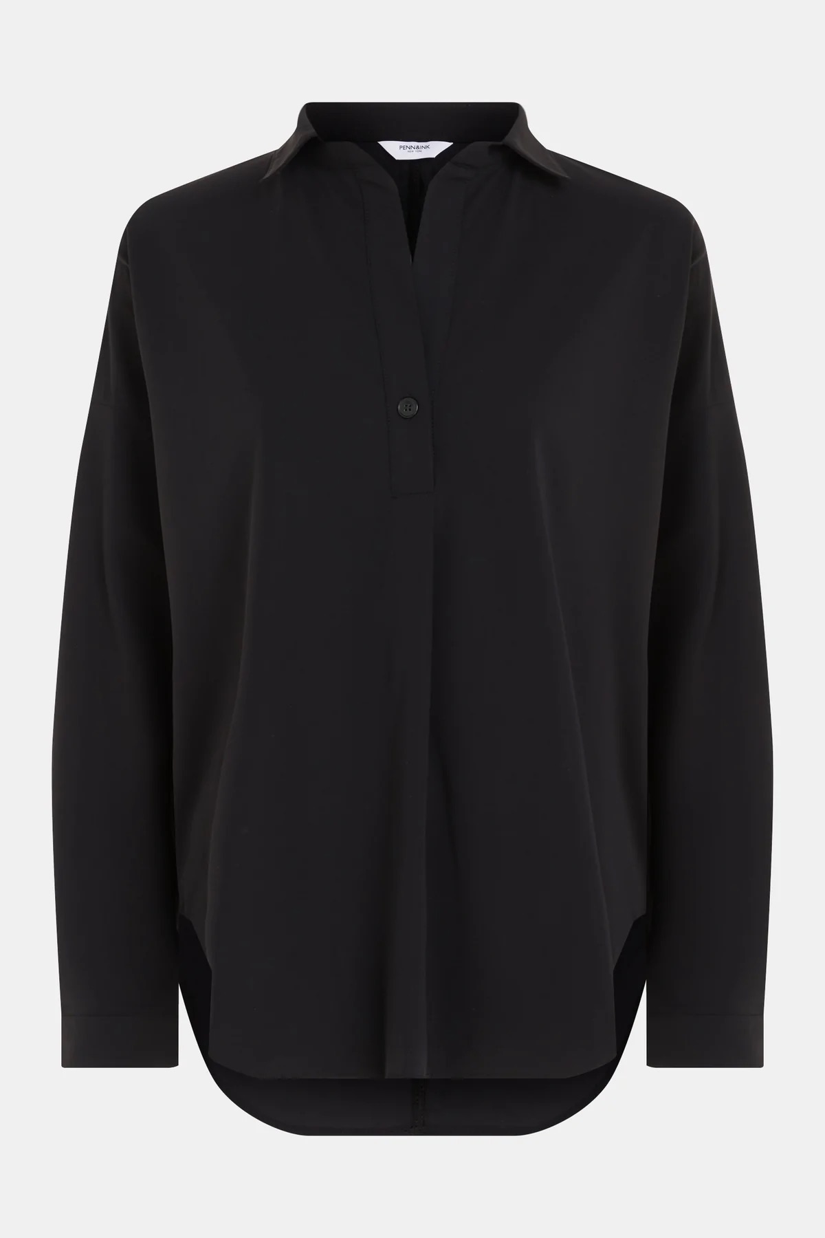 Penn & Ink NY - Magda Blouse Black - 3