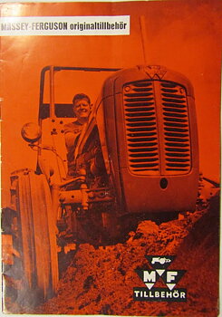 1962 Massey-Ferguson Originaltillbehör broschyr