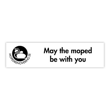 Dekal: Må knallerten være med dig