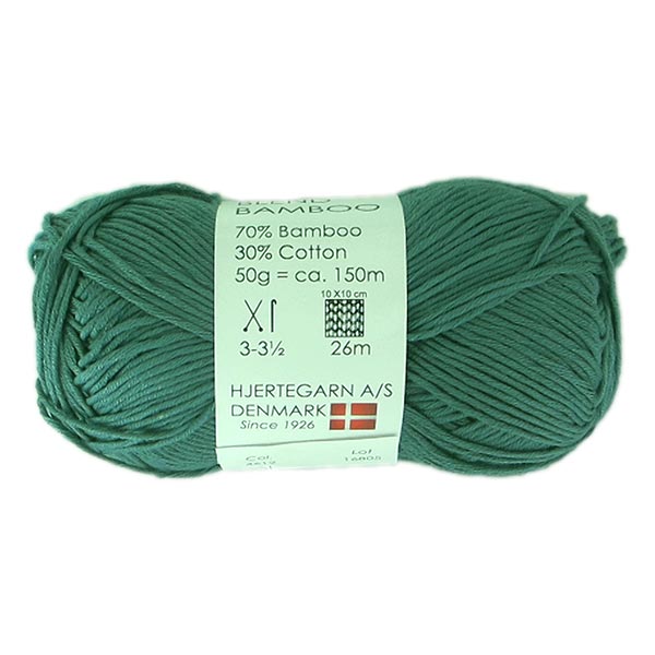 4612 Blågrön - Hjertegarn Blend Bamboo - 2