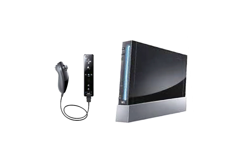 Wii konsol svart