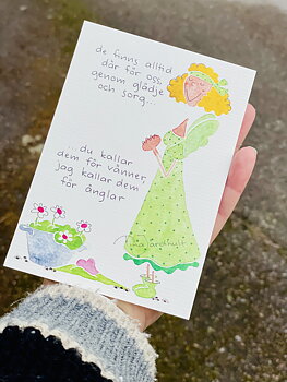 Tina Järdhult Vykort - De finns alltid där för oss...