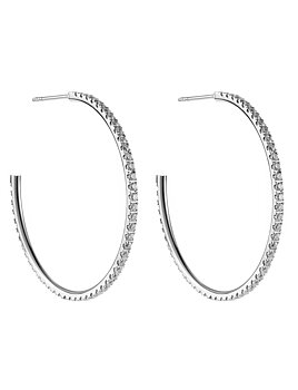 Cloé crystal , 40 mm , steel
