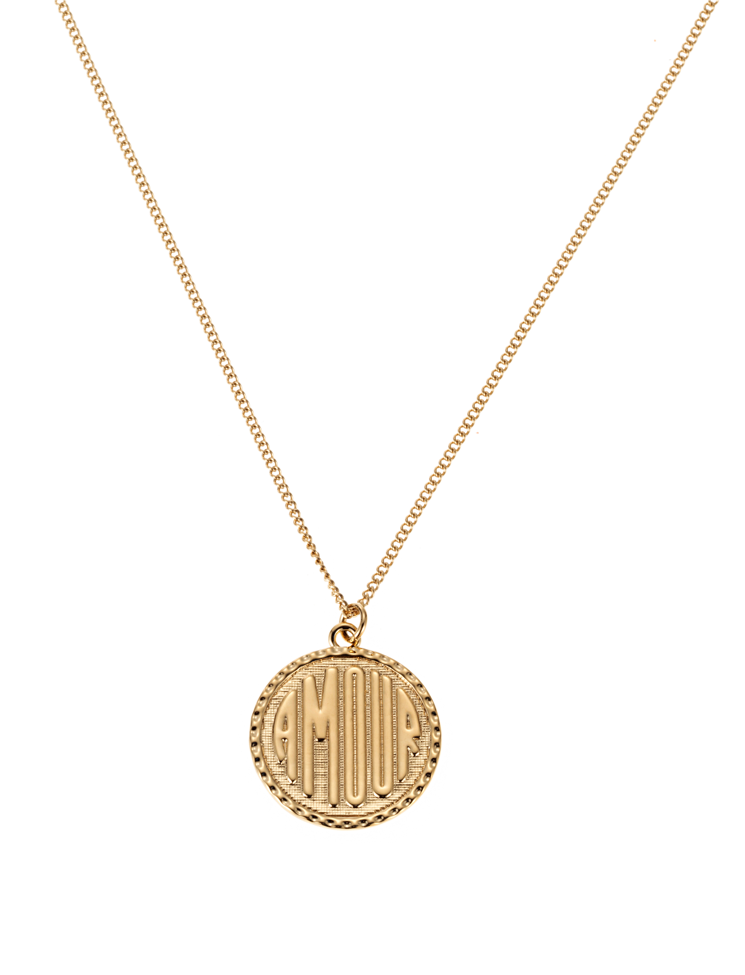 Amour Necklace, gold