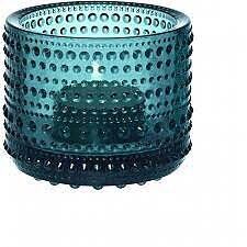 Ljuslykta 64mm havsblå