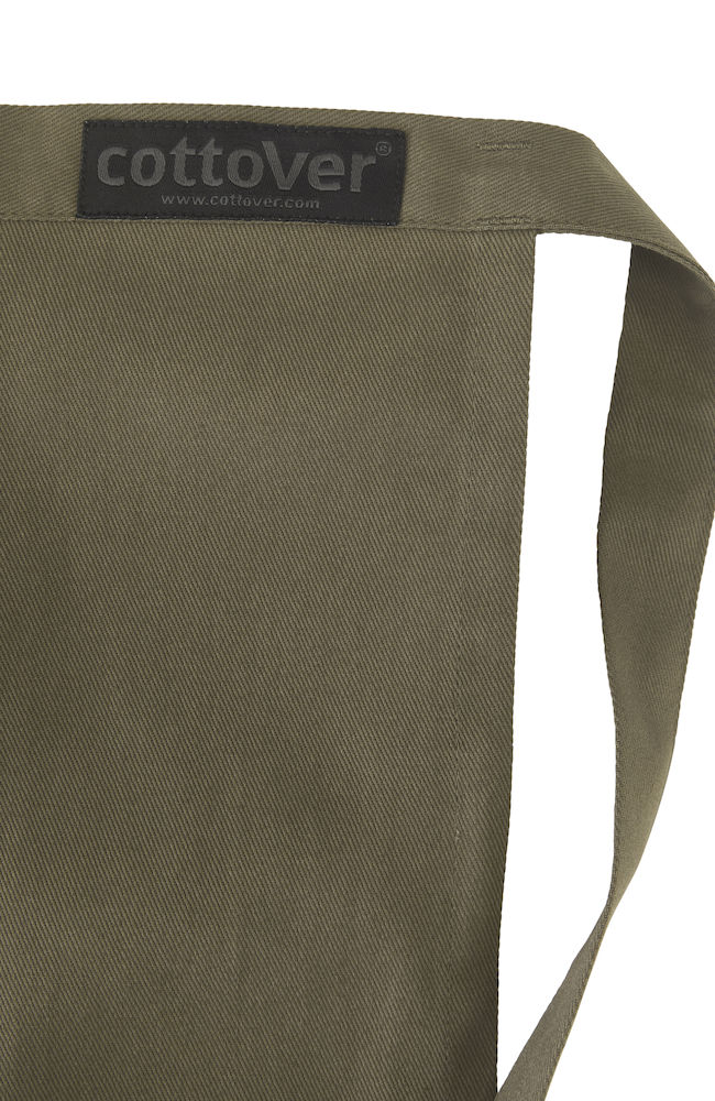 Långt Midjeförkläde - Oliv - Cottover - Fairtrade, EKO & GOTS - 5