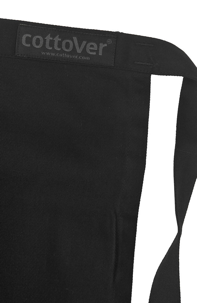 Kort Midjeförkläde - Svart - Cottover - Fairtrade, EKO & GOTS - 3