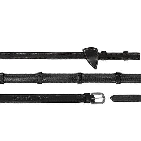 Dyon  Gummitygel 13mm med stoppar WO svart