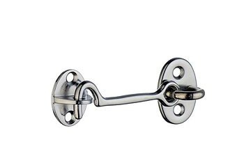 Kajuthasp massiv krom 75mm