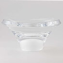 Vicke Lindstrand (1950s) Clear Bowl with White Knob 20 cm