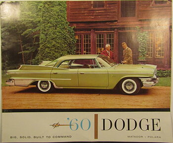 1960 Dodge Matador o Polara broschyr