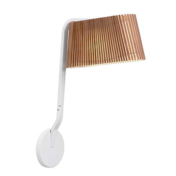 Owalo 7030 Wall lamp Walnut 2-pack - In stock