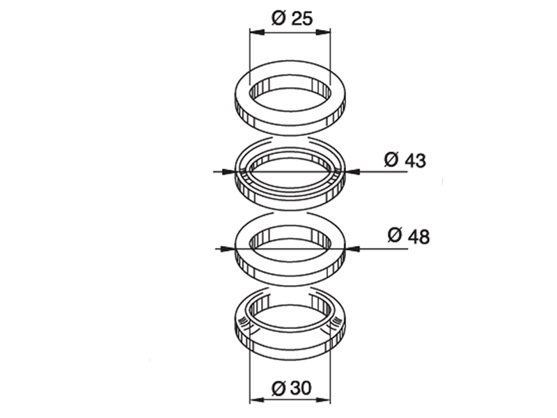 Styrebøjle 30 mm - Aerox/Neos/Slider - 2