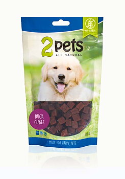 Hundgodis i småbitar av anka - 2pets 100g