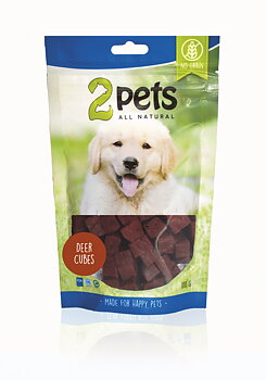 Hundgodis i småbitar av hjort - 2pets 100g