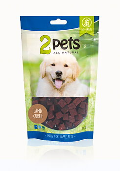 Hundgodis i småbitar av lamm - 2pets 100g