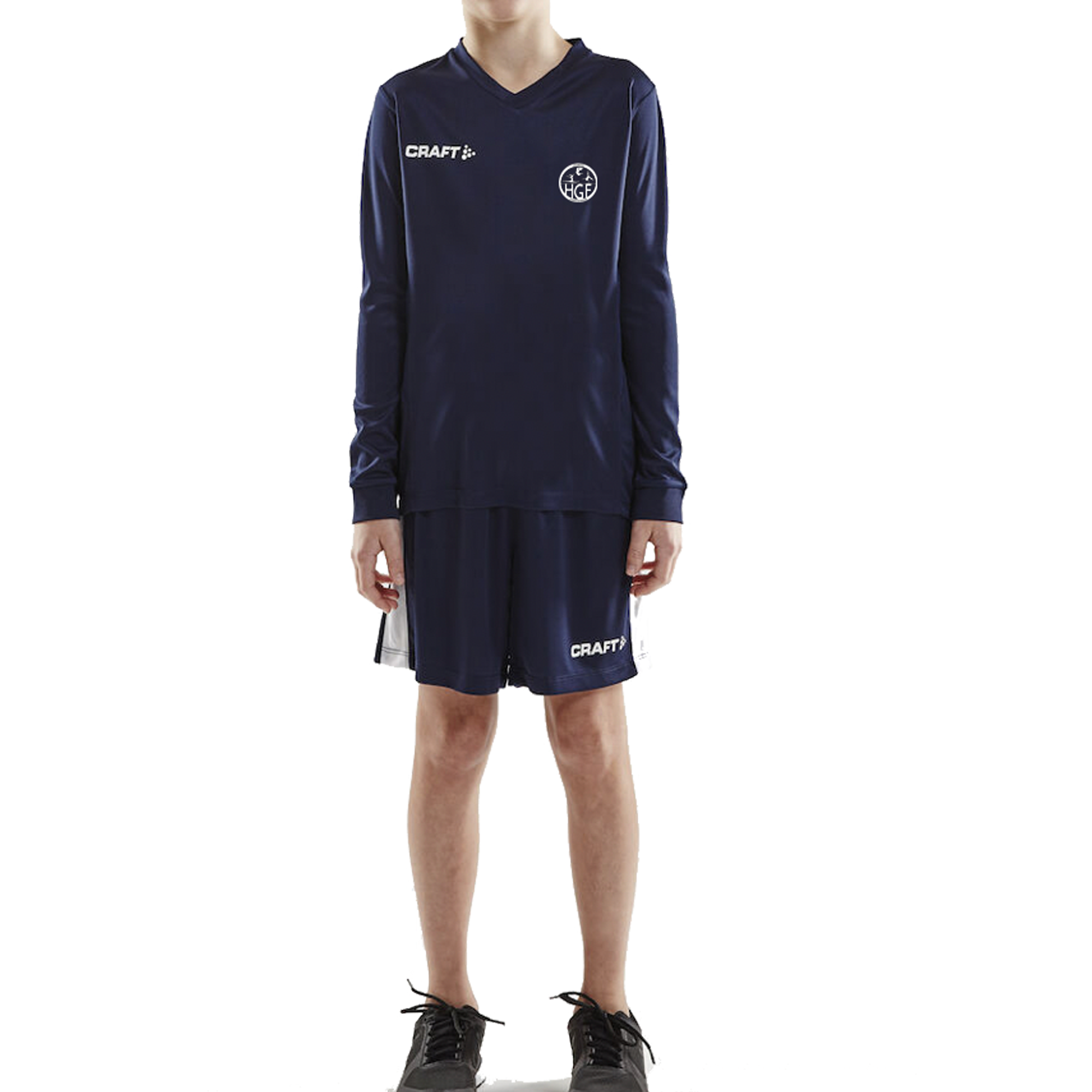 Craft Squad Jersey Solid Ls Jr (Halmstad GF) - 3