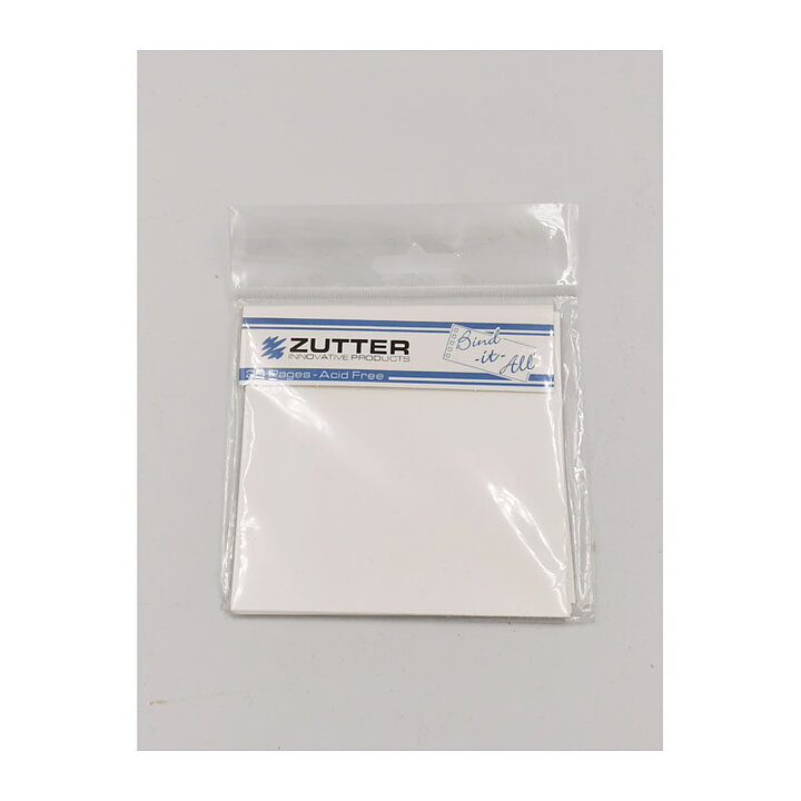 Zutter Bind It All - Pages 4x4 white