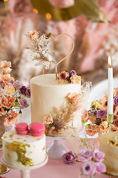 Cake topper | Hjärta | Trä
