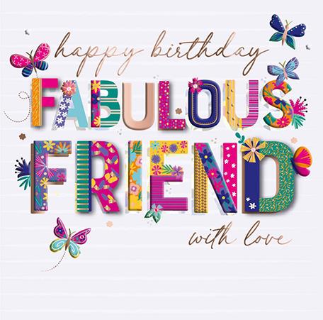 Fabulous Friend, Greeting Card