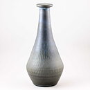 Gunnar Nylund (1959) Majestic Blue/Gray Vase with Swelling Base 34 cm