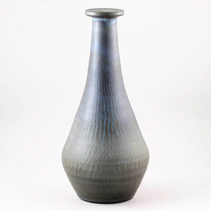 グナー・ニールンド ブルー/グレイのベース Vase  (34cm)  1959年