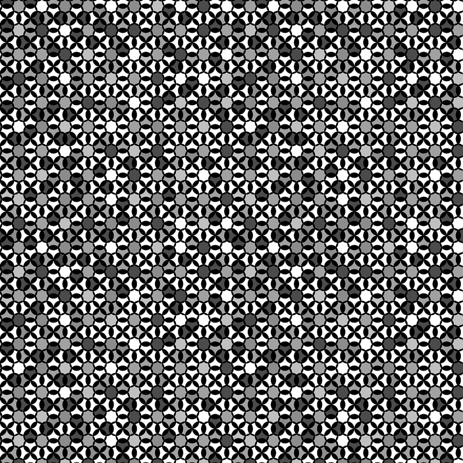 Black/White/Grey Links - länkade ringar