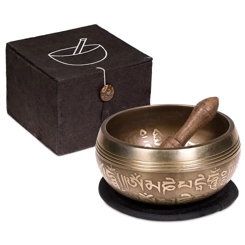 Aum sjungande skål - Set - 10cm