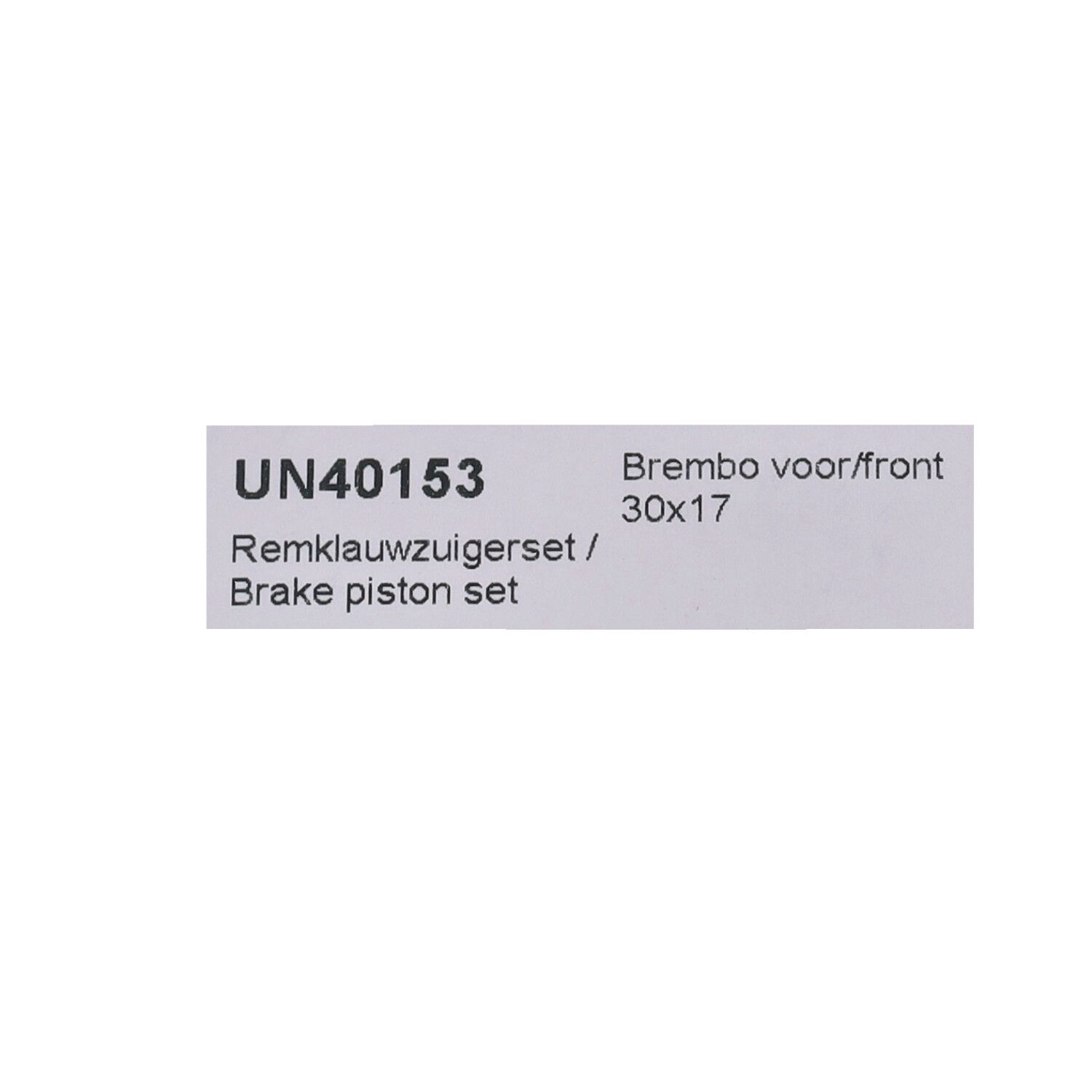Brake caliper repair kit - Brembo 30x17mm - 3