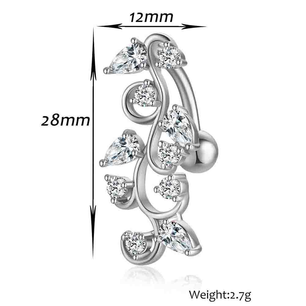 Navelpiercing CZ - 2