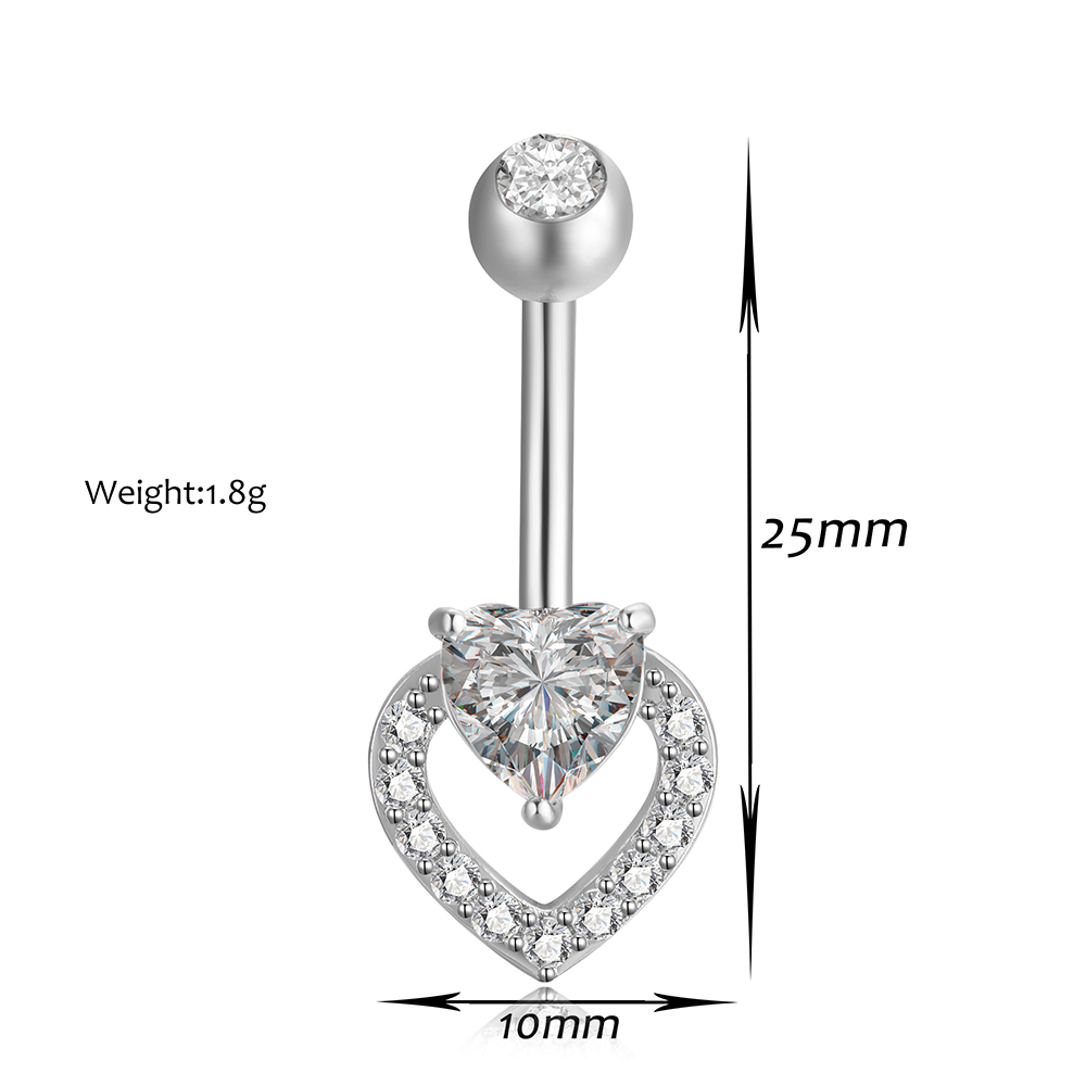 Navelpiercing CZ - 2