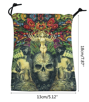 Tarotpåse med Tryckt motiv - Flowering Sky