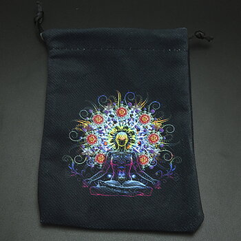 Tarotpåse med Tryckt motiv - Chakra Explosion