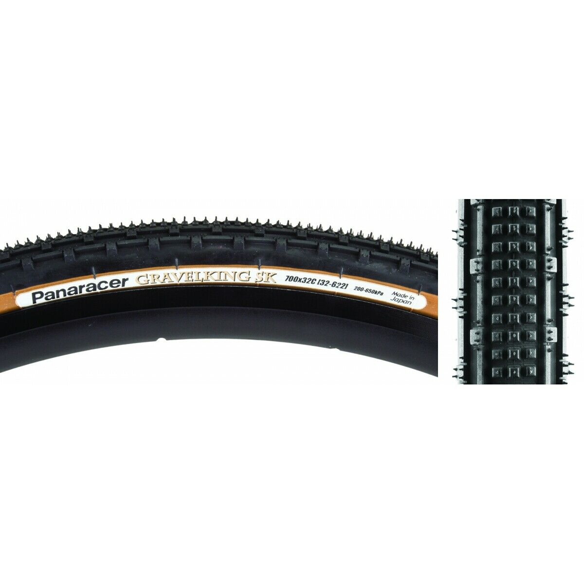 Panaracer GravelKing SK - Vikbart däck - 32-622 - Brun - 2