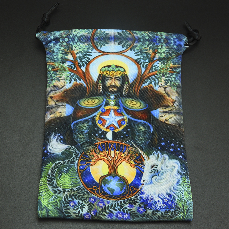 Tarotpåse med Tryckt motiv - Shamans Medicine Tree