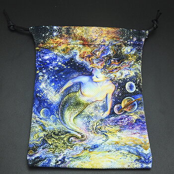 Tarotpåse med Tryckt motiv - Cosmic Mermaid
