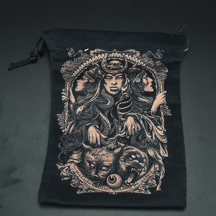 Tarotpåse med Tryckt motiv -  Eyes Closed