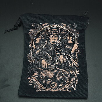 Tarotpåse med Tryckt motiv -  Eyes Closed