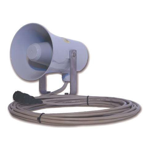 P-0010 Portable Loudspeaker w/10m Cable & Plug