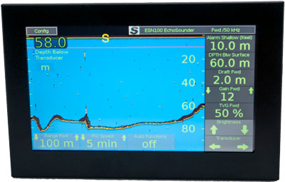 SKIPPER ESN100 Echo Sounder Display  IMO Wheelmarked 