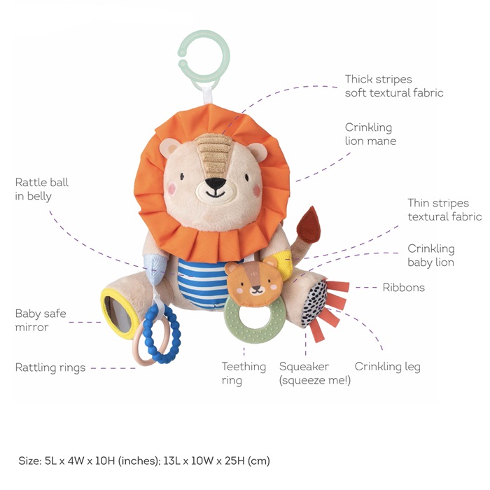 Taf Toys Harry The Lion Activity Toy - 3