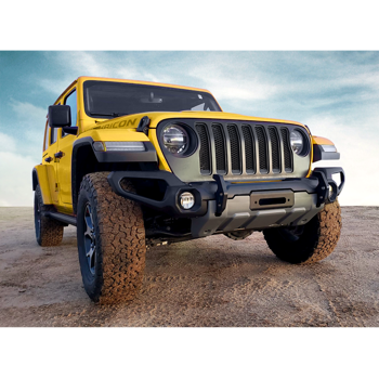 OFD Front Steel Bumper with Winch Plate - Jeep JL & JT - 3
