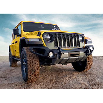 OFD Front steel bumper with winch plate JL -JT
