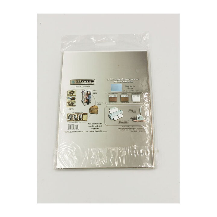 Zutter Bind It All - Canvas Art Board White 5x7 Covers