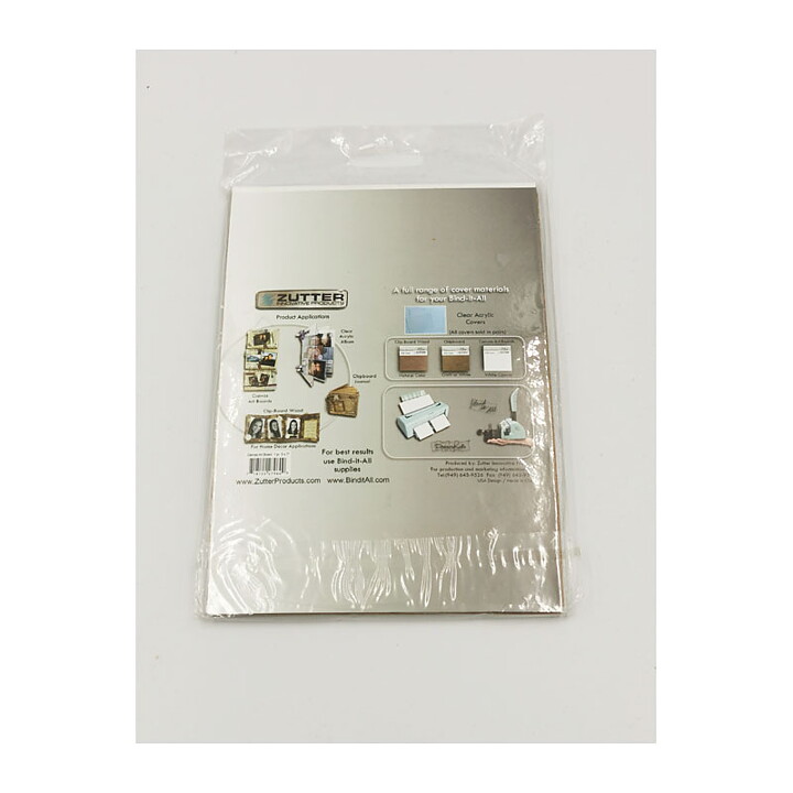 Zutter Bind It All - Canvas Art Board White 5x7 Covers