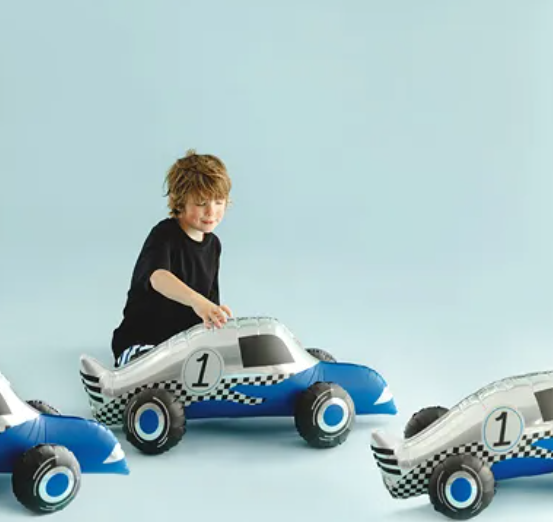 Folieballong - Racing bil - 2
